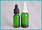 Botellas del dropper del vidrio verde, botella del dropper del E-líquido de 10ml 20ml 30ml 