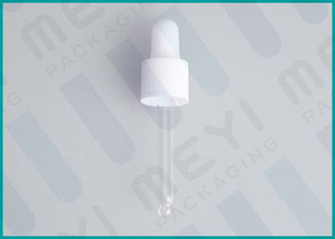 18/410 dropper de cristal 30ml embotella la botella transparente del dropper del aceite esencial