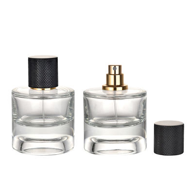 Caja de perfumes clásico mate con logotipo personalizado bomba de rocío de lujo elegante botella de vidrio paquete