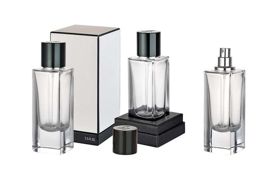 Caps de botellas de perfumes de color de aluminio plateado con versiones de cuello con acabado estándar CE
