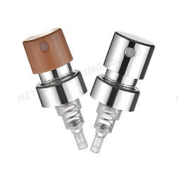 Logotipo personalizado Oro o Plata Perfume Fog Sprayer Pump 0,075ml Volumen de rocío para botella de crimp