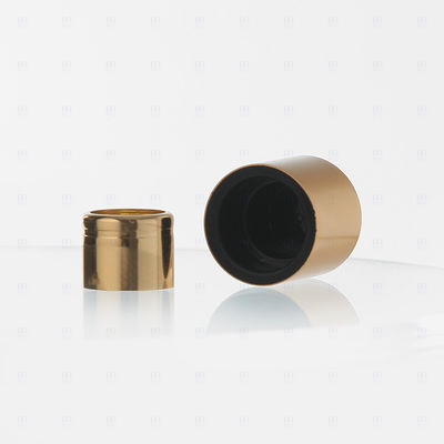 Capa de botella de perfume ligero en oro de aluminio de color estándar CE